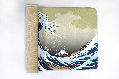 Tapis de salle de bain La grande vague de kanagawa