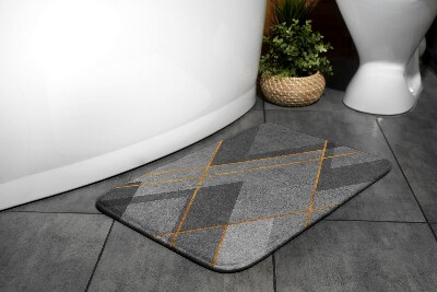 Tapis bain Motifs géométriques
