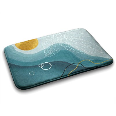 Tapis de bain Abstraction géométrique