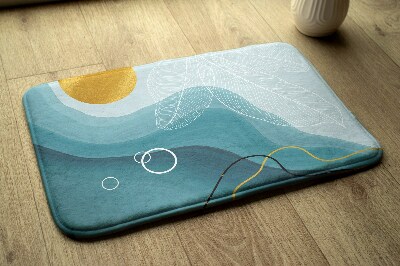 Tapis de bain Abstraction géométrique
