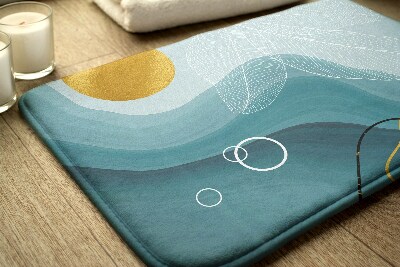 Tapis de bain Abstraction géométrique