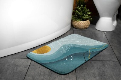 Tapis de bain Abstraction géométrique