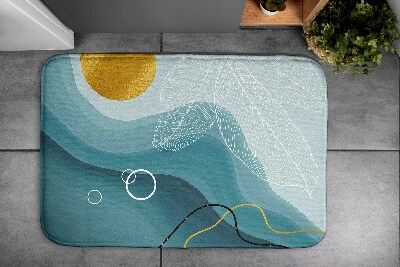 Tapis de bain Abstraction géométrique
