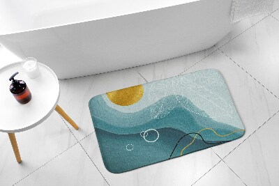 Tapis de bain Abstraction géométrique