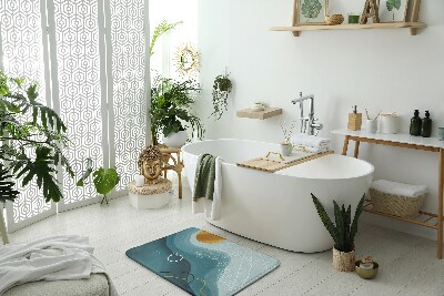 Tapis de bain Abstraction géométrique