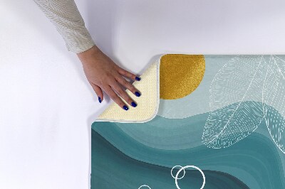 Tapis de bain Abstraction géométrique