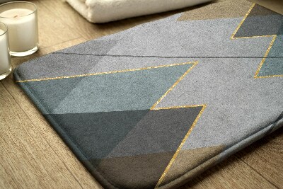 Tapis salle de bain Motifs géométriques