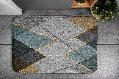 Tapis salle de bain Motifs géométriques
