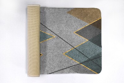 Tapis salle de bain Motifs géométriques