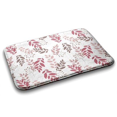 Tapis bain Motif de feuilles