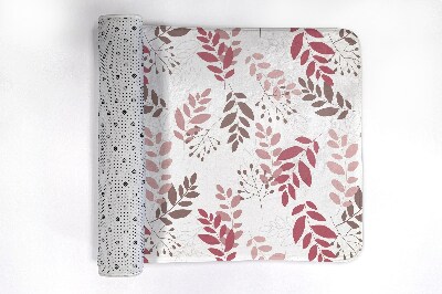 Tapis bain Motif de feuilles