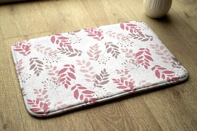 Tapis bain Motif de feuilles