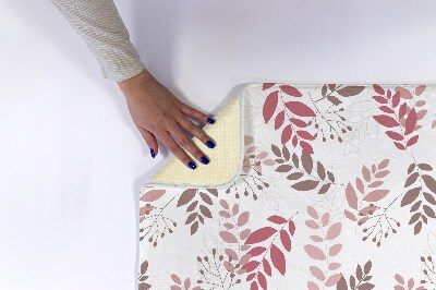 Tapis bain Motif de feuilles