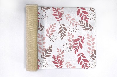Tapis bain Motif de feuilles
