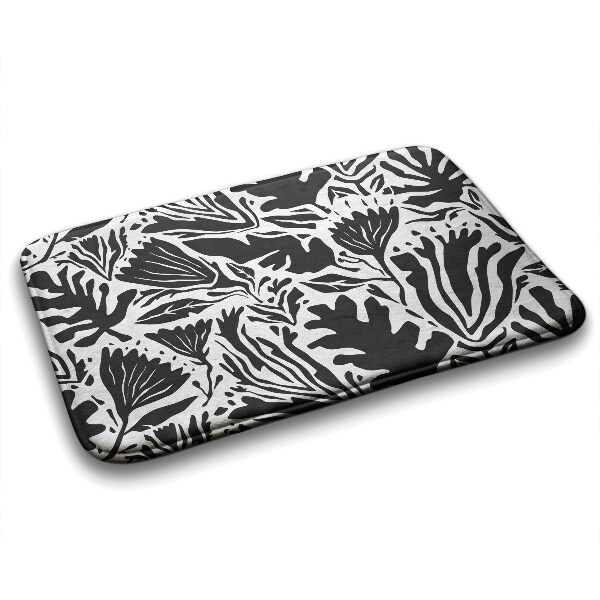 Tapis salle de bain Abstraction des plantes