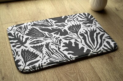 Tapis salle de bain Abstraction des plantes