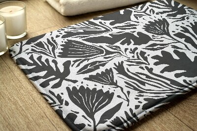 Tapis salle de bain Abstraction des plantes