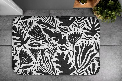 Tapis salle de bain Abstraction des plantes