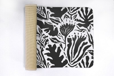 Tapis salle de bain Abstraction des plantes