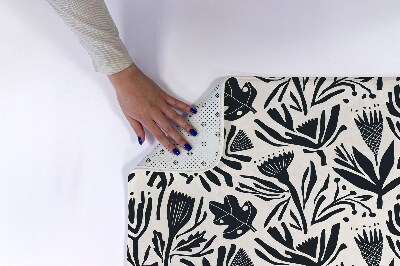 Tapis de salle de bain Abstraction des plantes