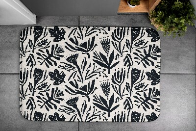 Tapis de salle de bain Abstraction des plantes