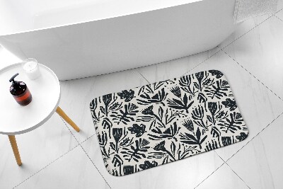 Tapis de salle de bain Abstraction des plantes