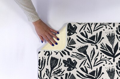 Tapis de salle de bain Abstraction des plantes