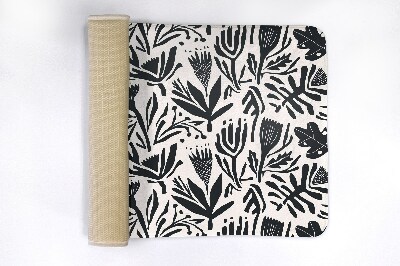 Tapis de salle de bain Abstraction des plantes