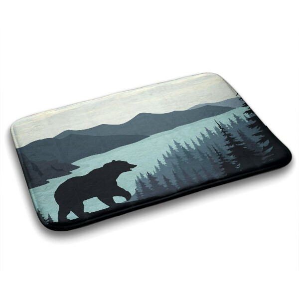 Tapis de bain Forêt de l'ours