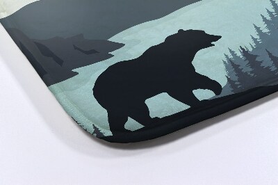 Tapis de bain Forêt de l'ours