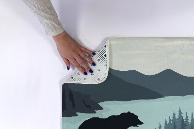 Tapis de bain Forêt de l'ours