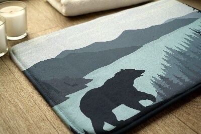 Tapis de bain Forêt de l'ours