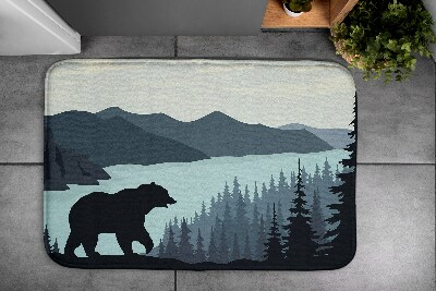 Tapis de bain Forêt de l'ours