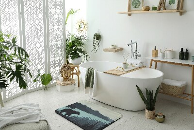 Tapis de bain Forêt de l'ours