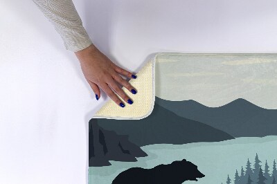 Tapis de bain Forêt de l'ours