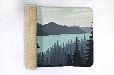 Tapis de bain Forêt de l'ours