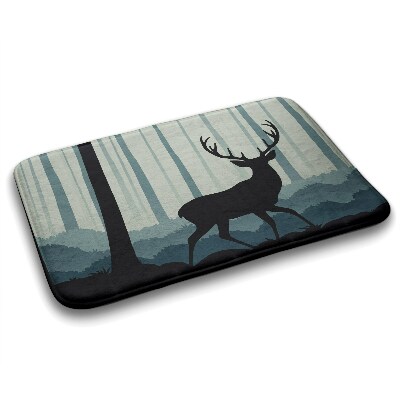 Tapis salle de bain Thème de la forêt