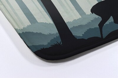 Tapis salle de bain Thème de la forêt