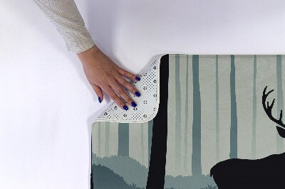 Tapis salle de bain Thème de la forêt