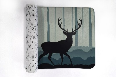 Tapis salle de bain Thème de la forêt