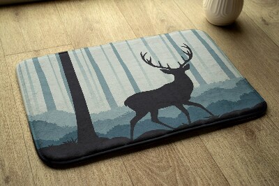 Tapis salle de bain Thème de la forêt
