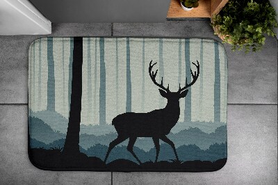 Tapis salle de bain Thème de la forêt