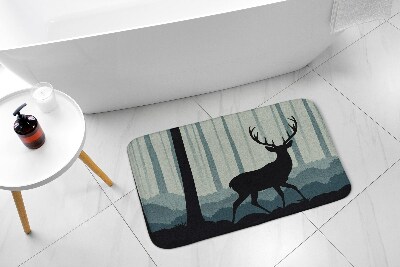 Tapis salle de bain Thème de la forêt