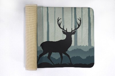 Tapis salle de bain Thème de la forêt