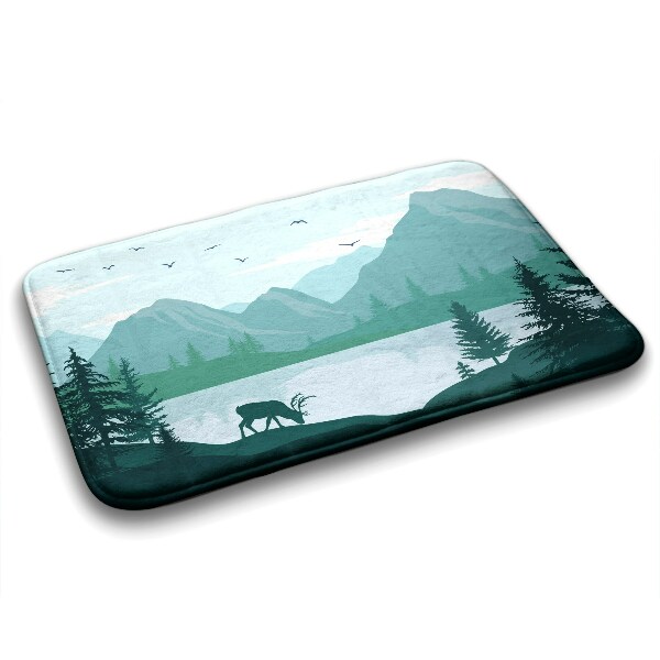 Tapis de bain Montagnes jelen