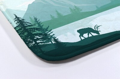 Tapis de bain Montagnes jelen