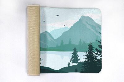 Tapis de bain Montagnes jelen