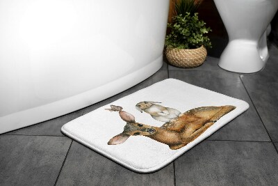 Tapis salle de bain Animaux de la forêt
