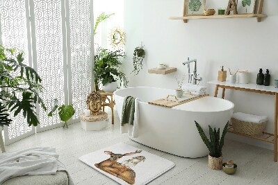 Tapis salle de bain Animaux de la forêt