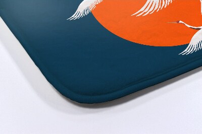 Tapis bain Grue japonaise